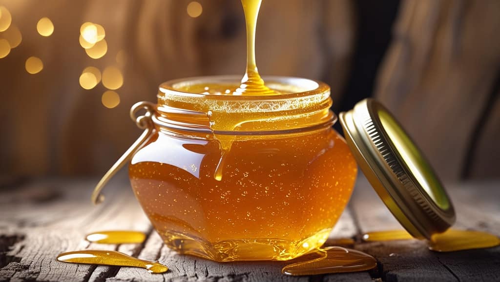 jar of golden honey jar of golden honey
