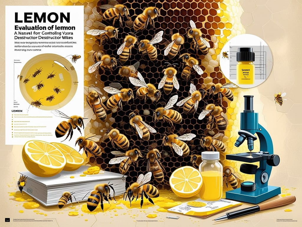 lemon juice lemon juice for controlling Varroa destructor in honeybee colonies